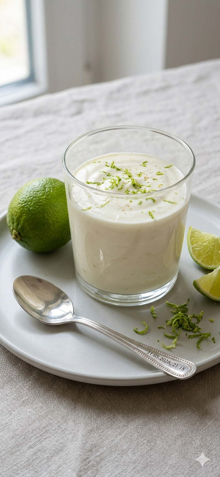 Griechische Limettencreme.