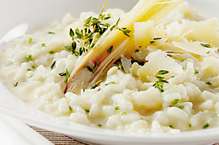 Zweierlei Risotto mit Zitronengras oder Bärlauch