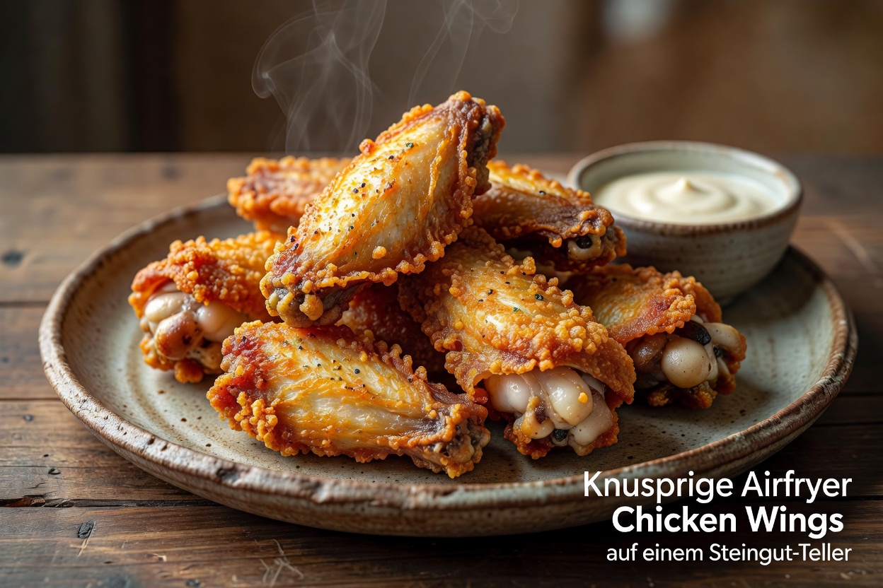 Knusprige Airfryer Chicken Wings
