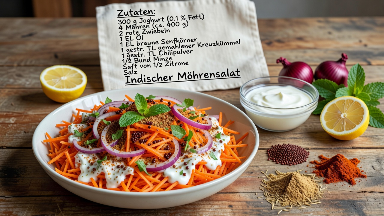 Indischer Möhrensalat